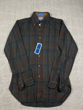 Pendleton Country Traditional 100% Virgin Wool NWT Flannel Shirt Size Small